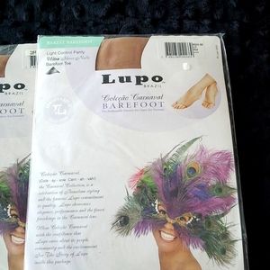 2-LUPO Brazil light control Panty hose barefoot Toe LT